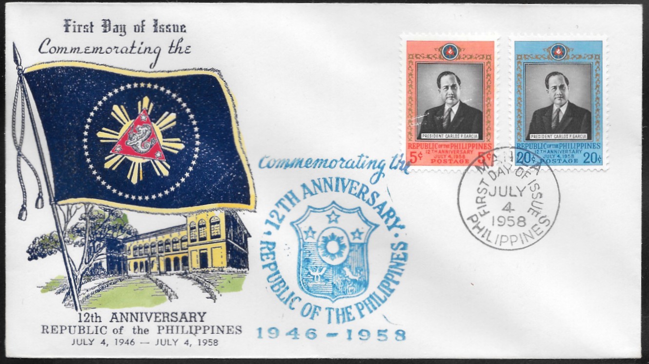 Philippines 1958 First Day Cover 